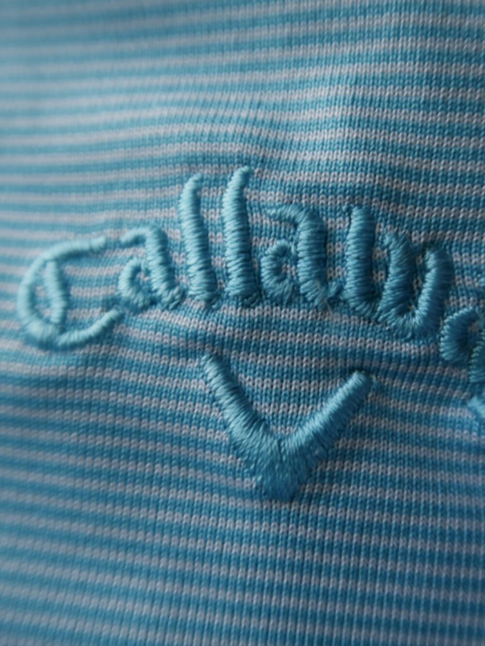 Callaway Opti-Dri Blue Striped Stretch Performance Polo (XXL) ⛳️